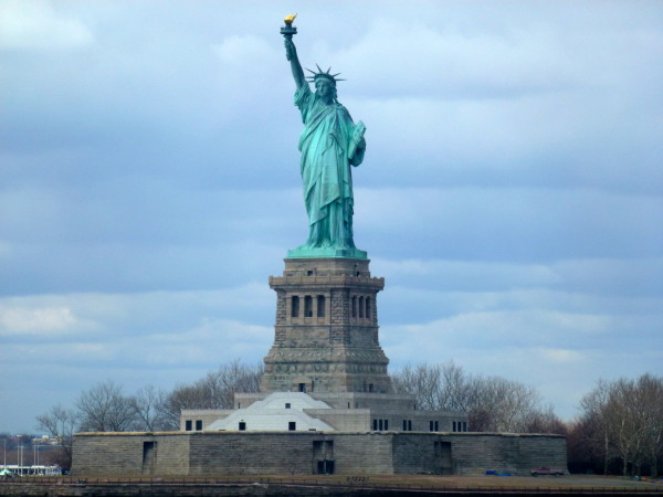 Statue of Liberty as seen from Staten Island Ferry