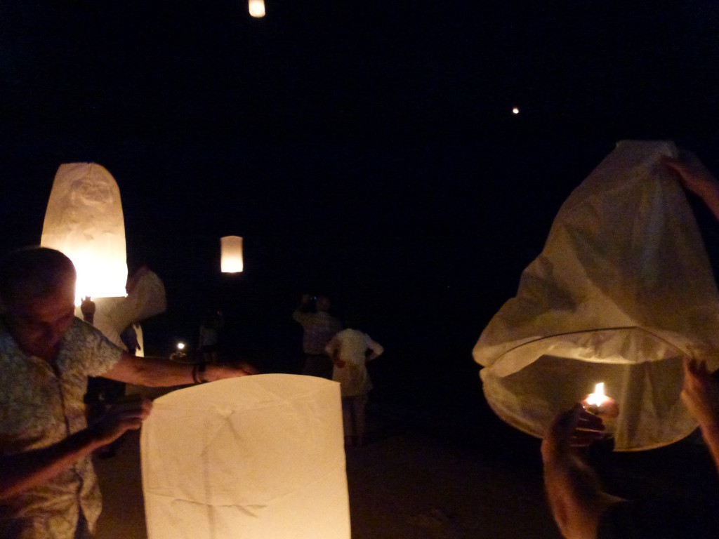 Lanterns to celebrate the King of Thailand's 87th Birthday