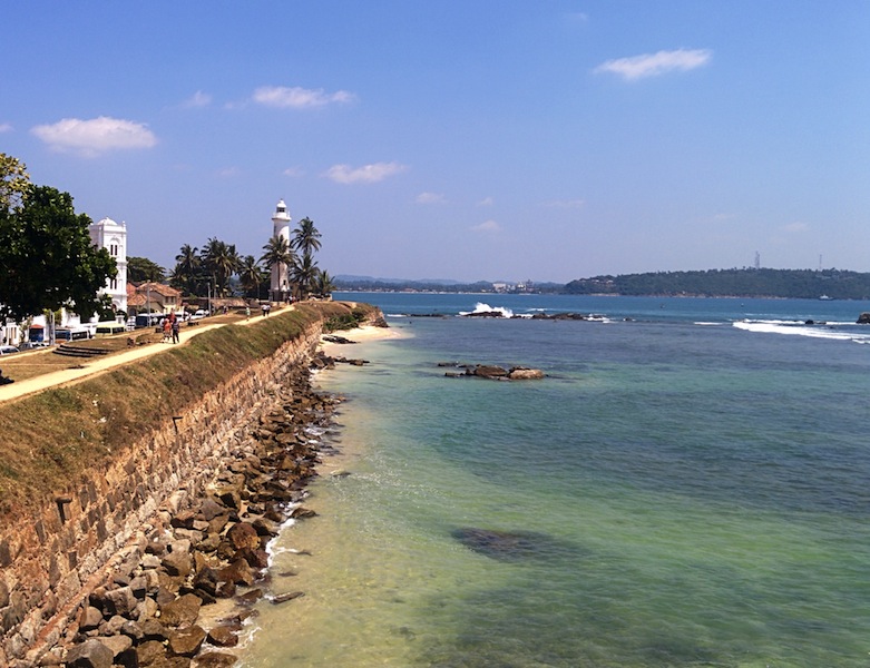 View from one of the Bastians at Galle Fort