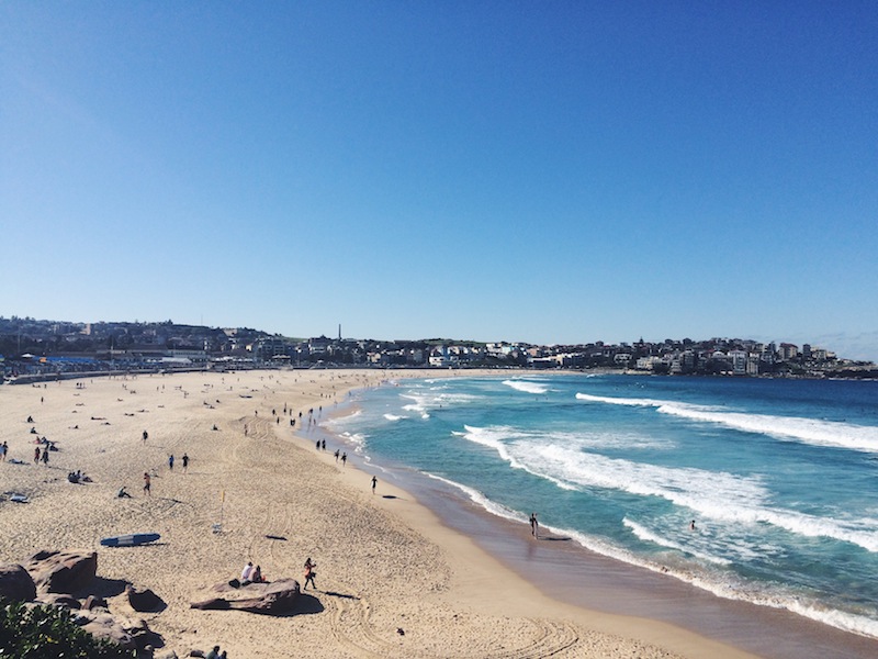 Bondi Beach in winter