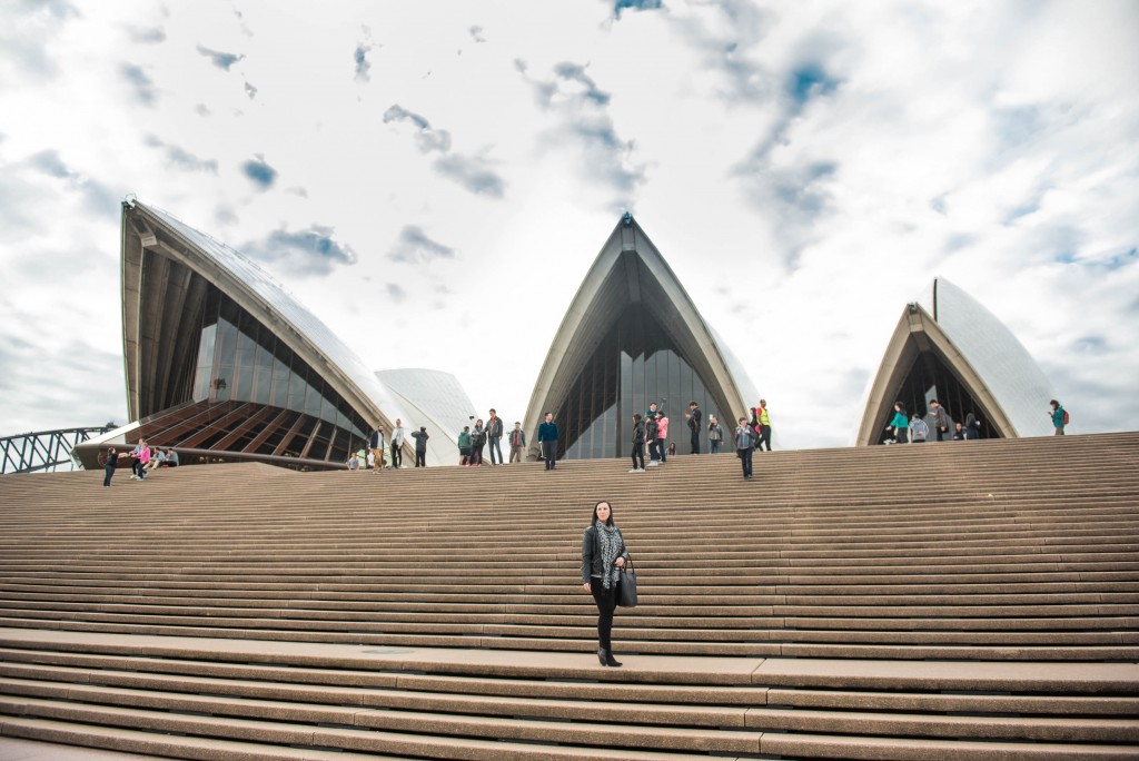 Unusually for Sydney it had rained that morning but led to an incredibly dramatic sky for our shoot