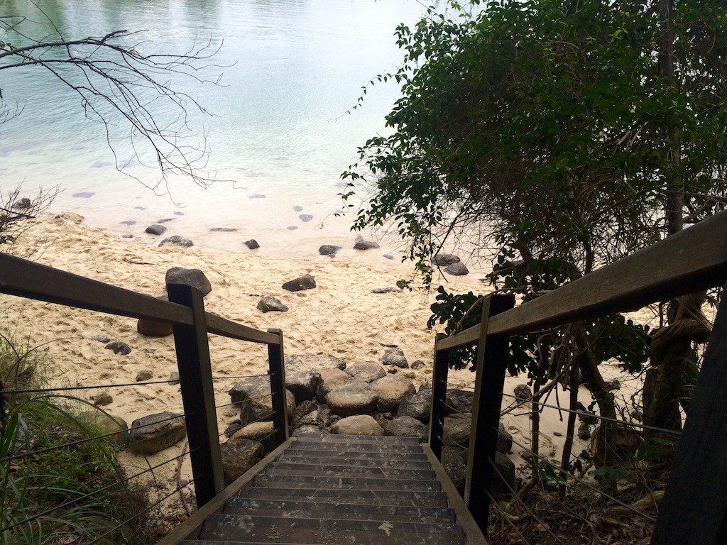 We did the Burleigh heads walk round to Echo Beach