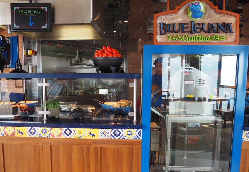 Fresh tacos and burritos cooked up at BlueIguana Cantina