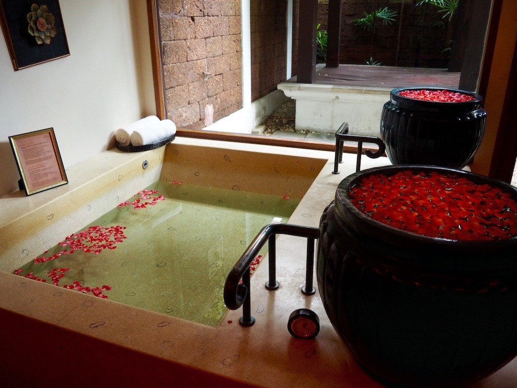 Beautiful facilities for couples at the on site spa