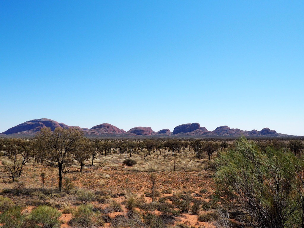 Kata Tjuta as seen from the Dune Viewing lookout