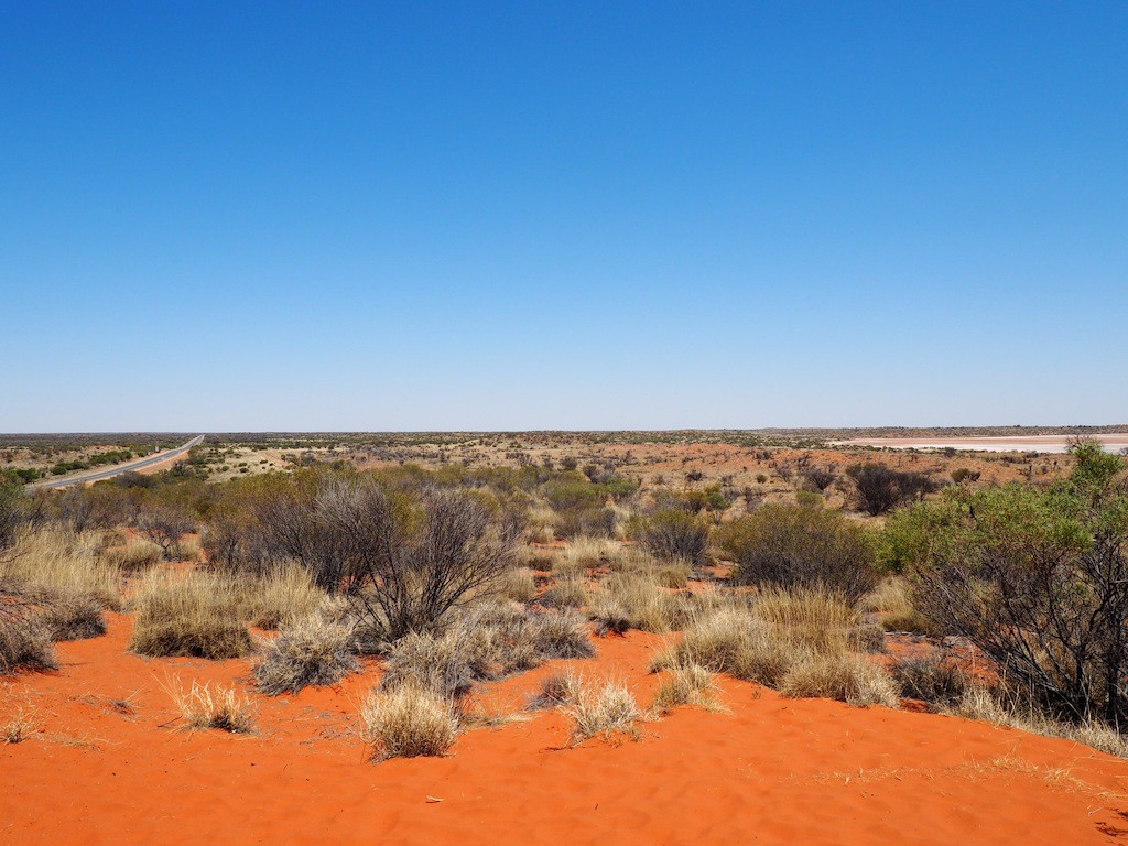 Dune viewing near Mount Connor