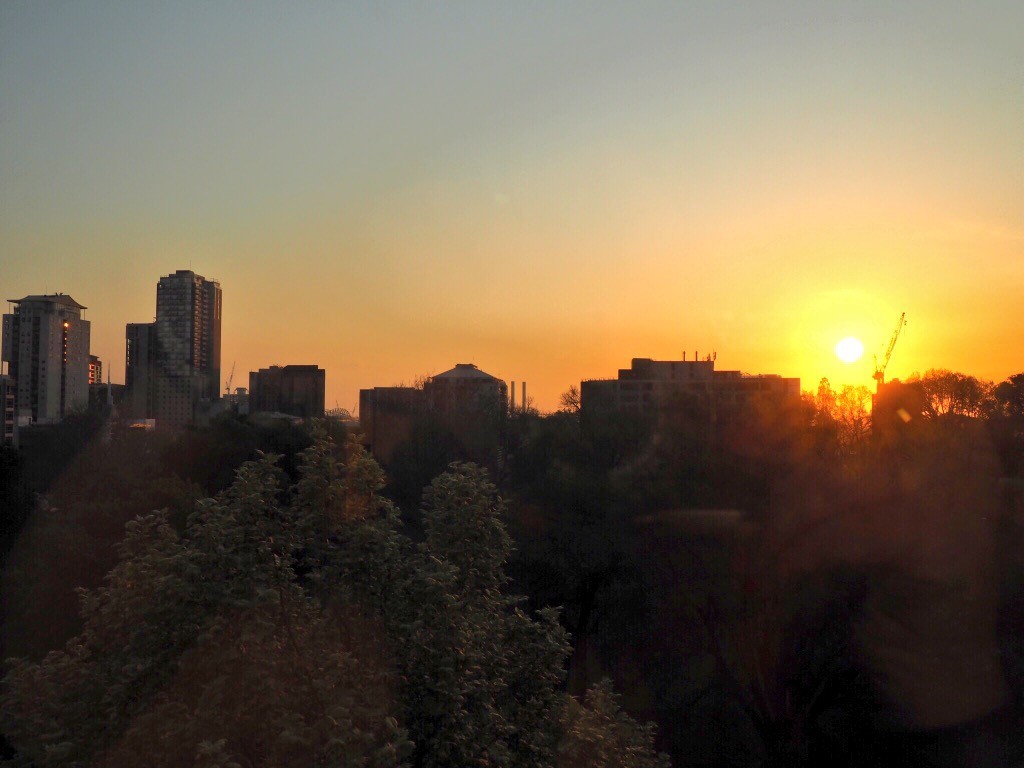 Sunset views from the guestrooms