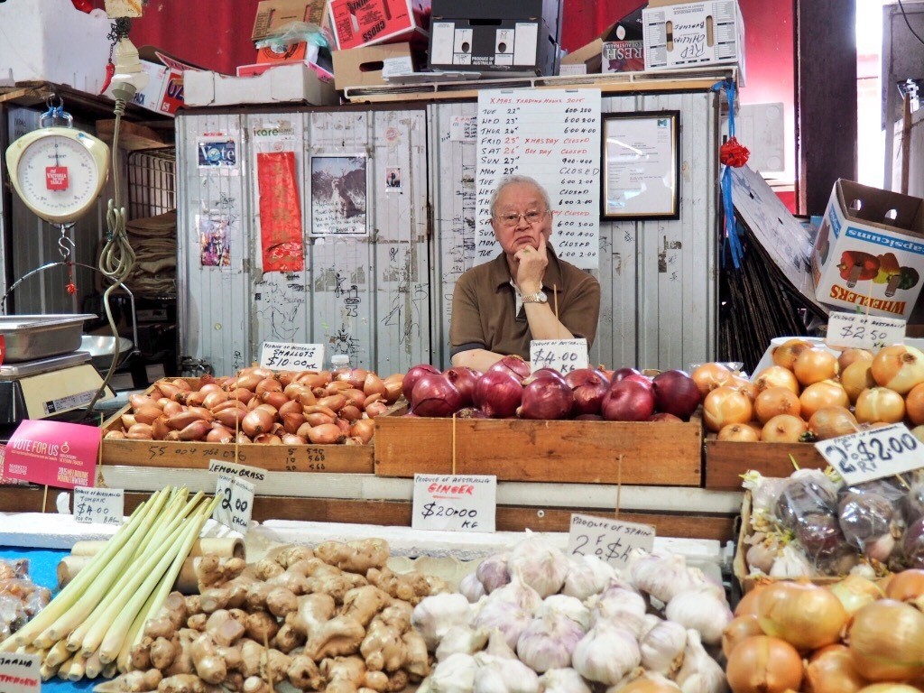 Food shopping with personality at Queen Victoria Market