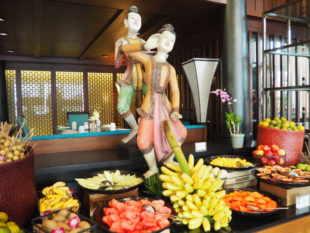 Colourful fruit display