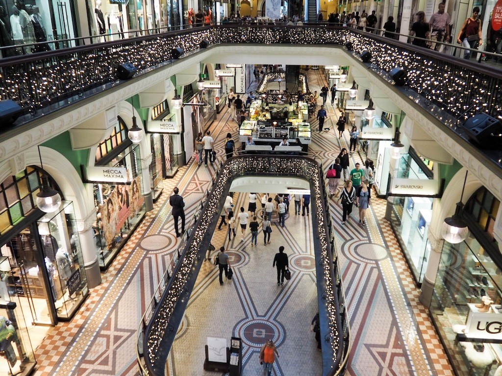 Queen Victoria Building Sydney looking festive