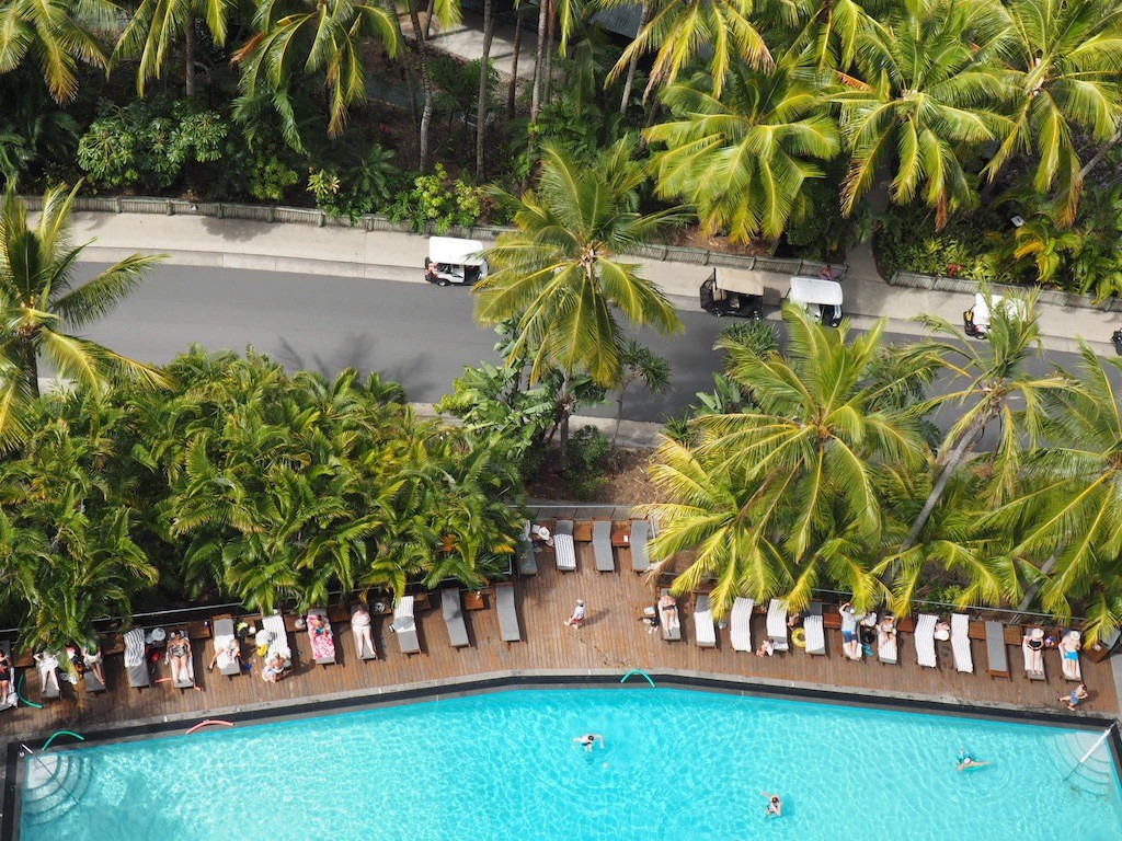 Swimming pool at Reef View Hotel