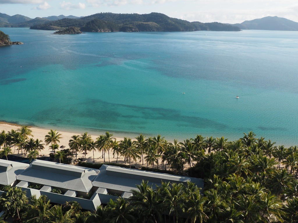 Delivering on those Reef Views - view from level 18 Reef View Hotel