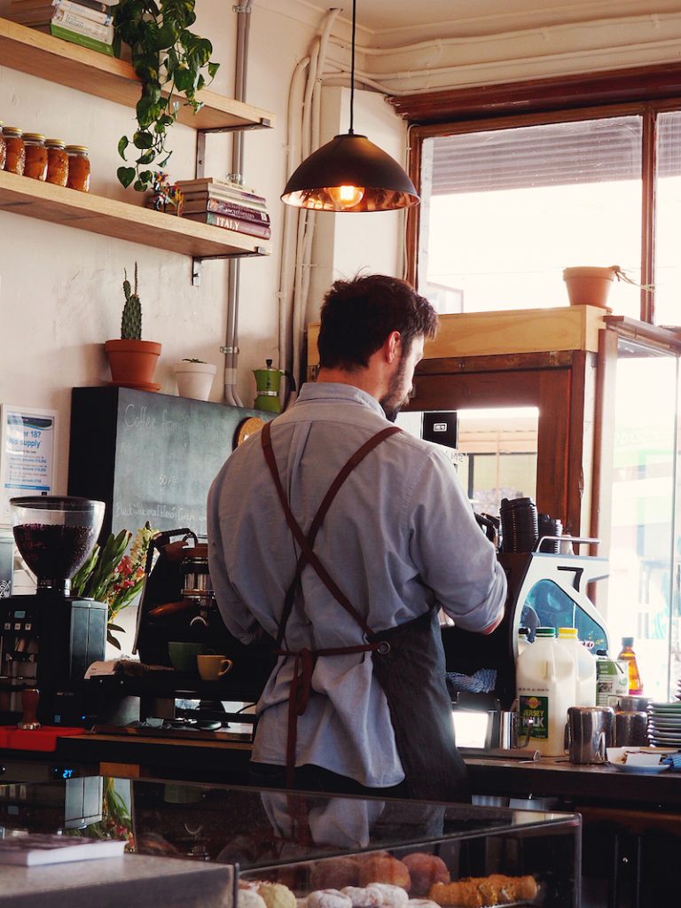 Coffee at Small Axe Kitchen Brunswick