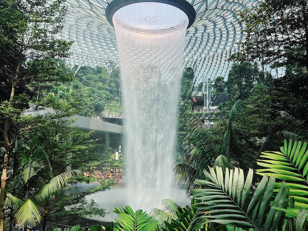 HSBC Rain vortex at Jewel Changi Airport