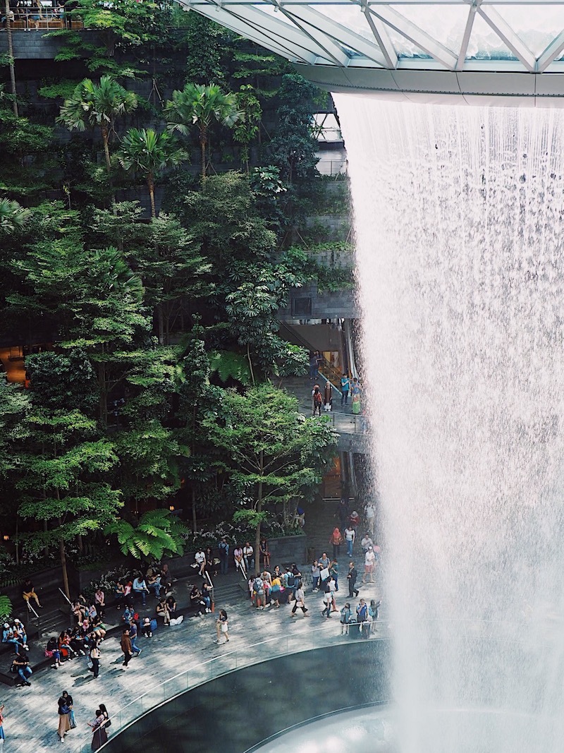 Jewel Changi Airport Waterfall