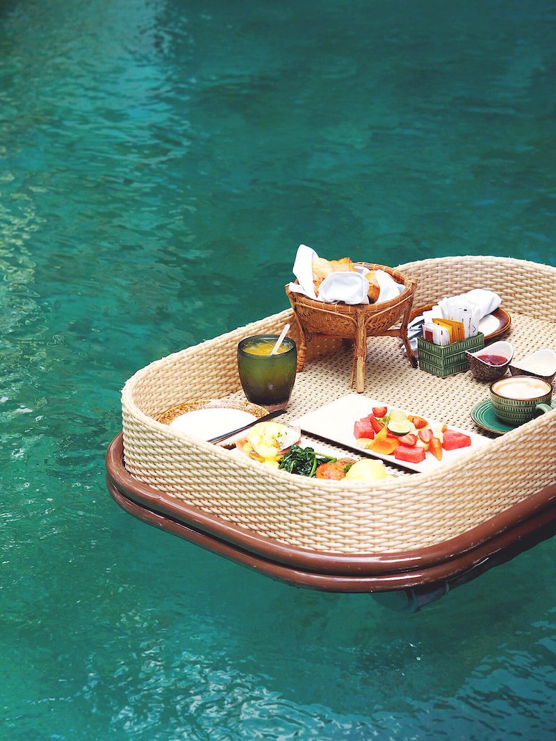 Our Floating Breakfast in Bali 'fail'