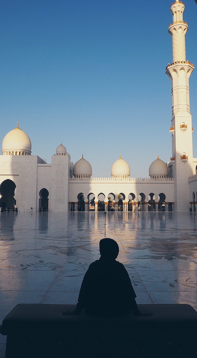 Sheikh Zayed Grand Mosque in Abu Dhabi