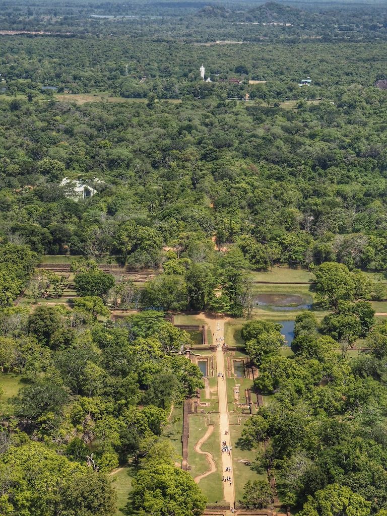 Incredible views of the gardens