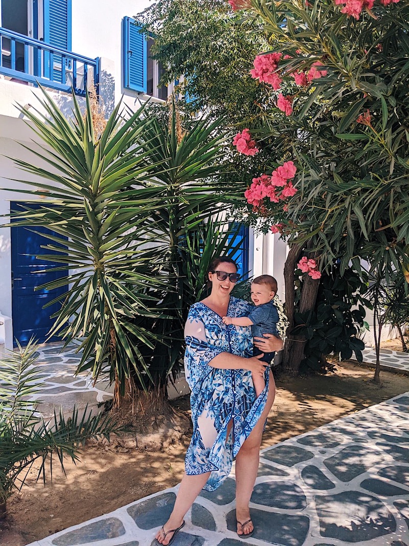 Mykonos holiday with a baby