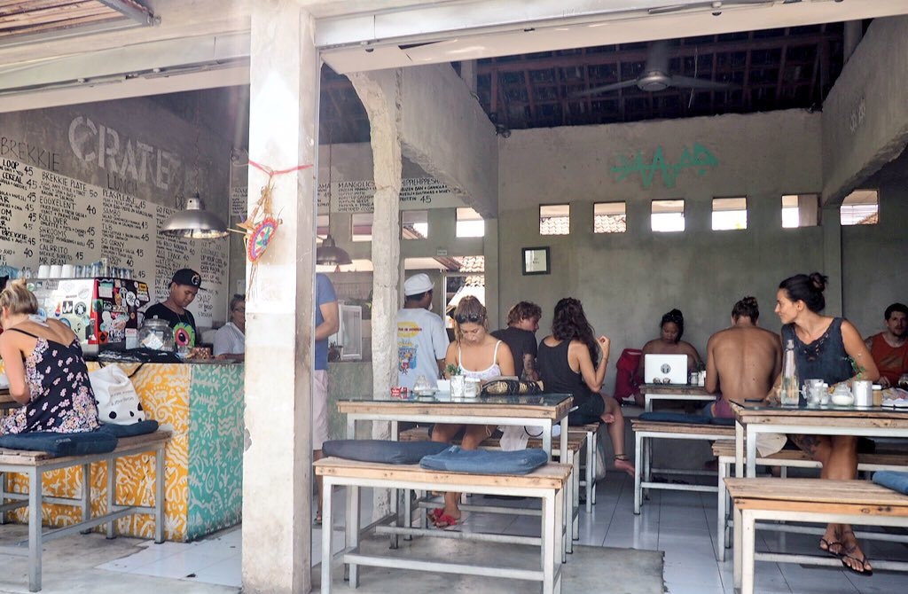 Crate is Canggu's version of the 'coffice'