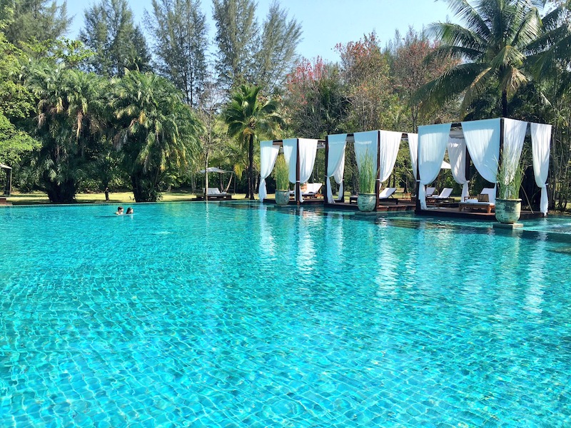 Insta-worthy pool at The Sarojin Khao Lak