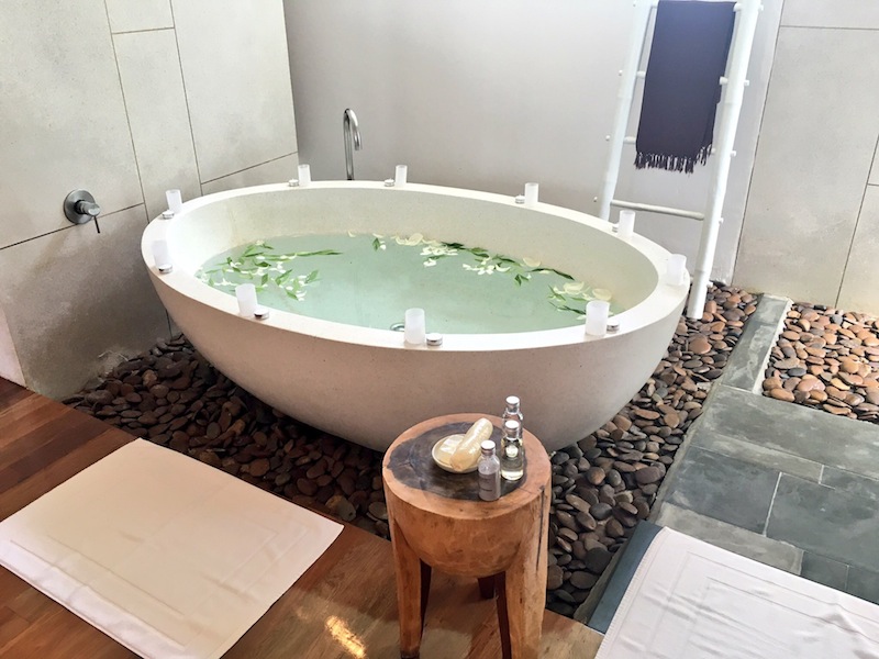 Bathtub in the Spa Suite at The Sarojin Khao Lak