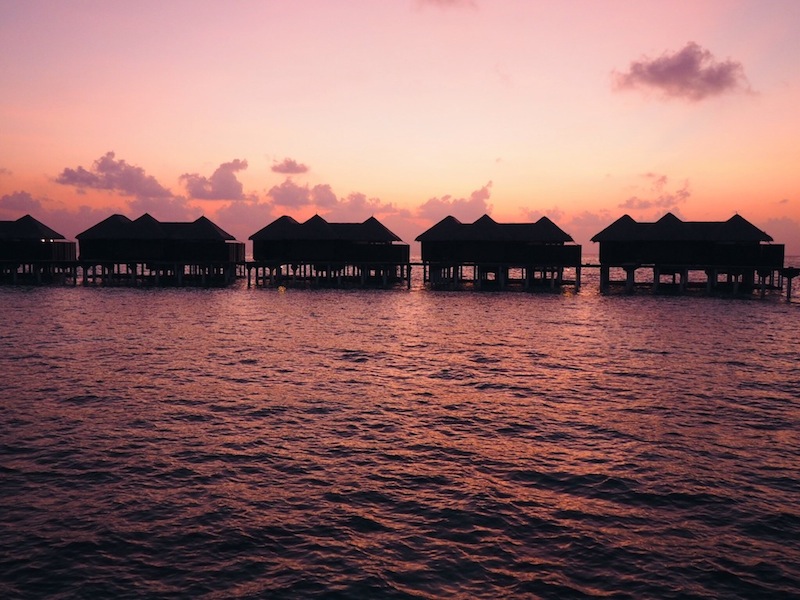 Sunset at Coco Bodu Hithi Maldives