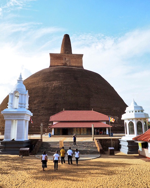 Ancient stupa at Anuradhapura