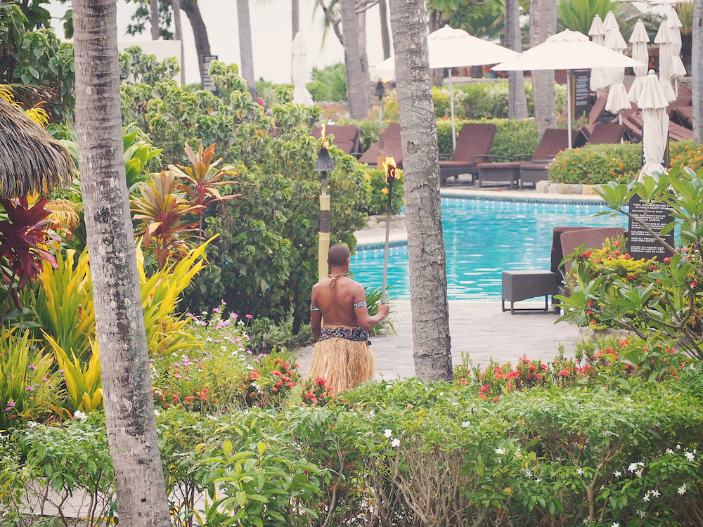 Lantern lighting ceremony at Sofitel Fiji