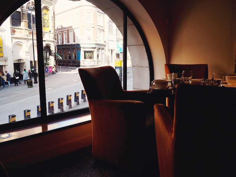 Breakfast views at One Aldwych