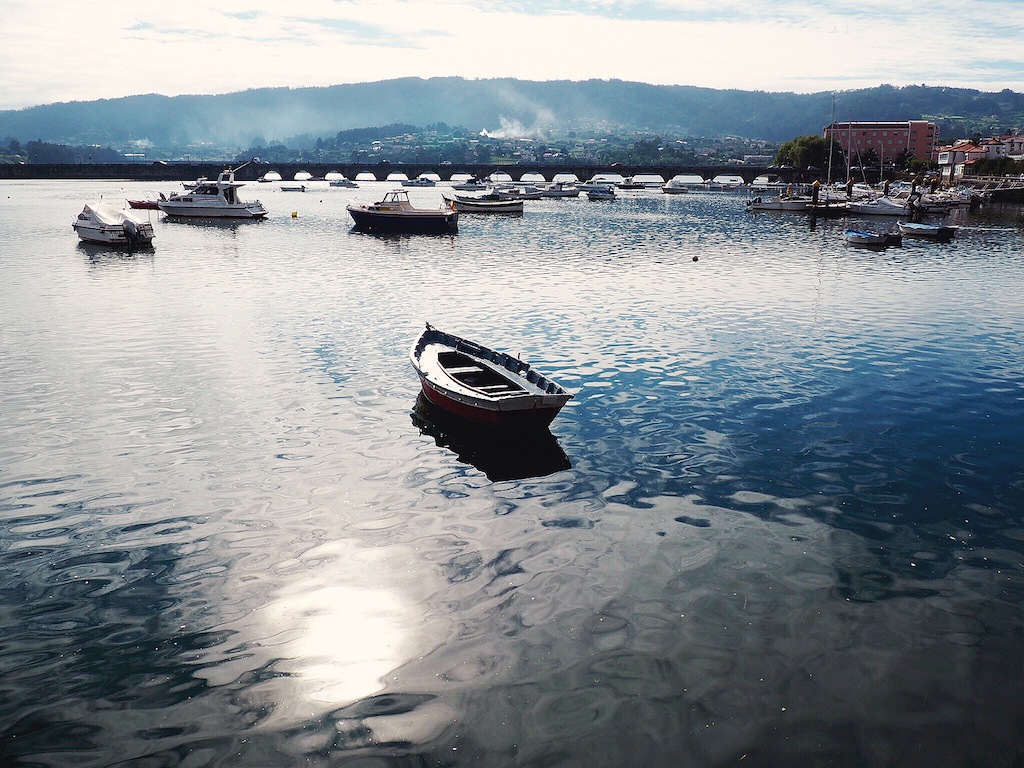 Peaceful Pontedeume is named after the bridge in this image 