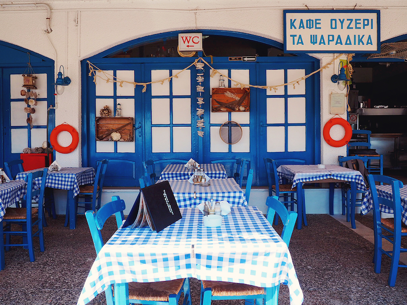 Taverna in Skiathos Port