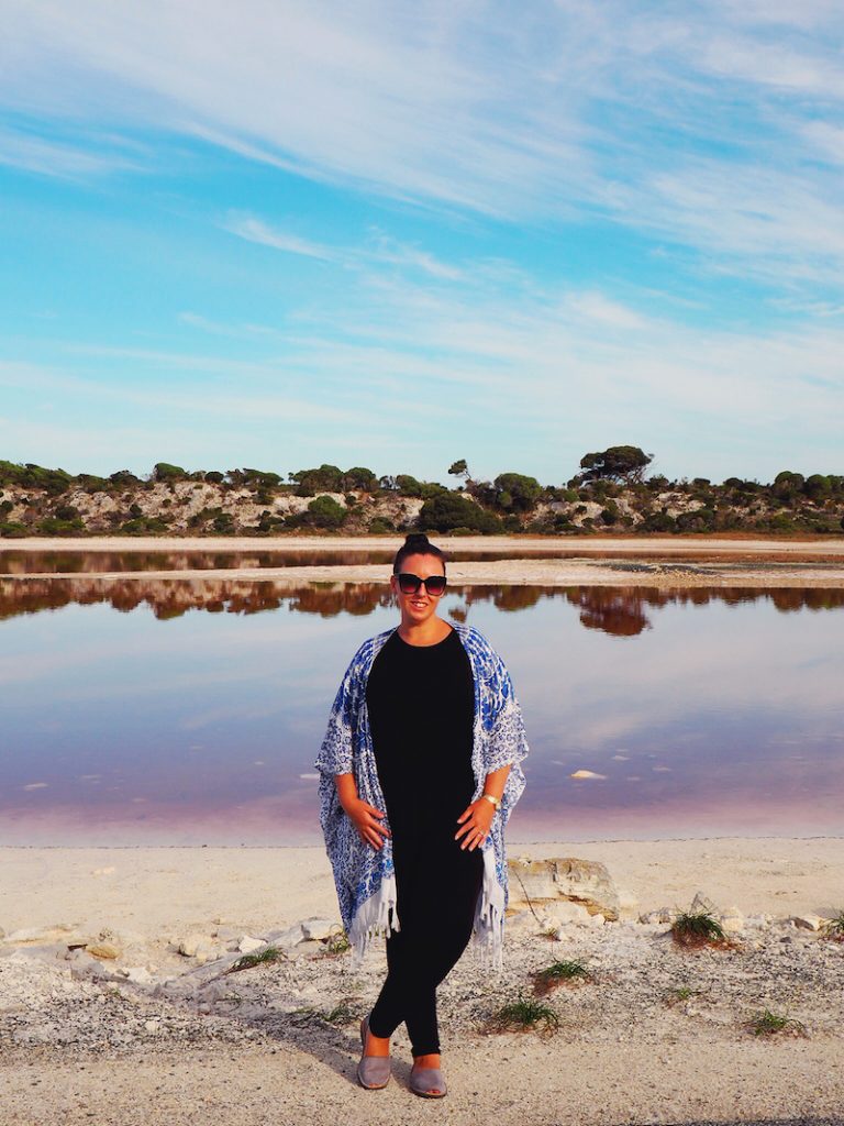 Pink Lake on Rottnest Island