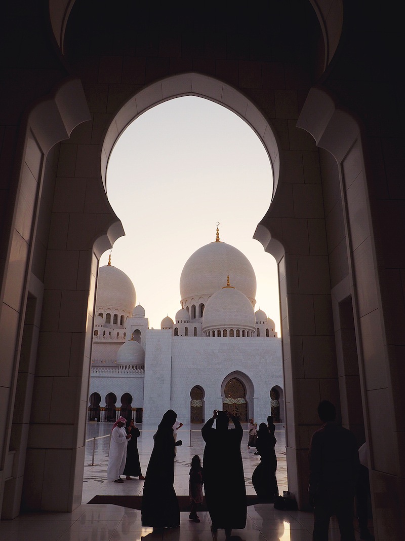 Sheikh Zayed Grand Mosque in Abu Dhabi