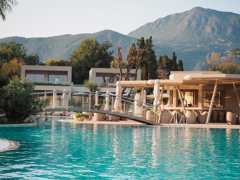 Pool bar at Sea Village, Ikos Odisia