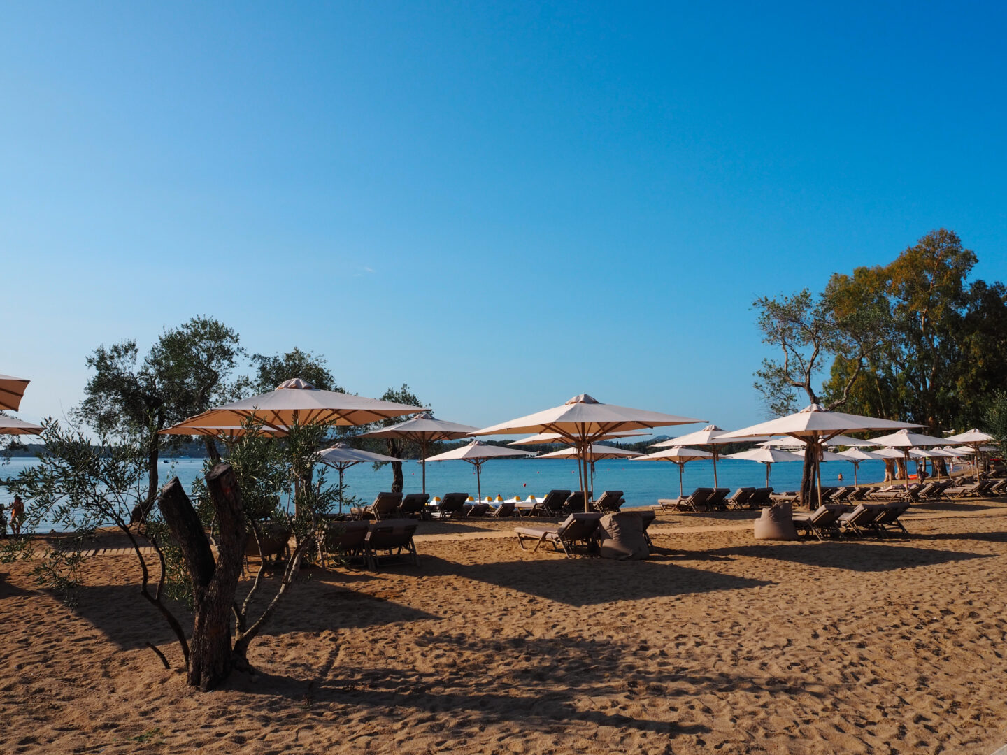 Sandy beach at Ikos Odisia Corfu