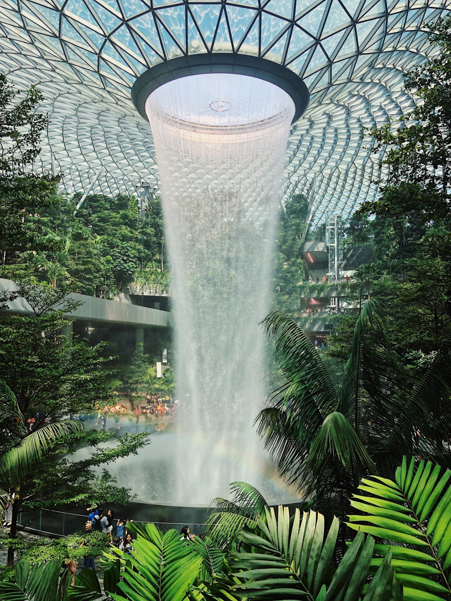 Jewel Changi Airport Waterfall