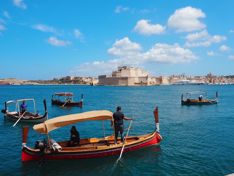 Malta taxi boat to Three Cities