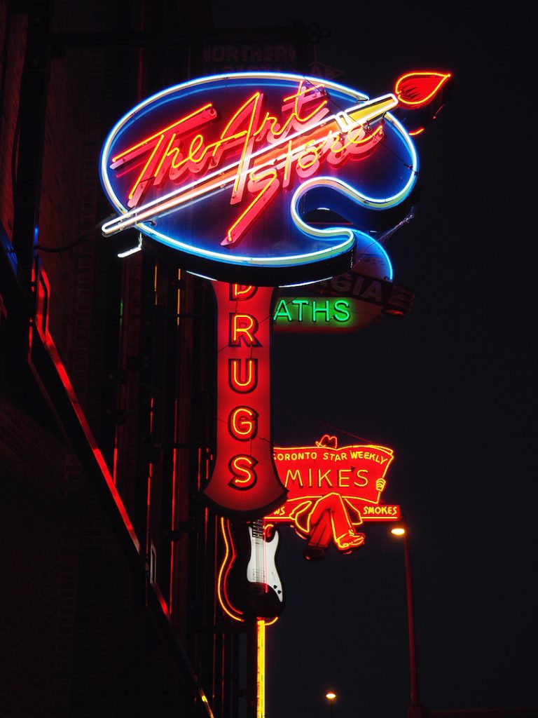 Neon Museum Edmonton Canada