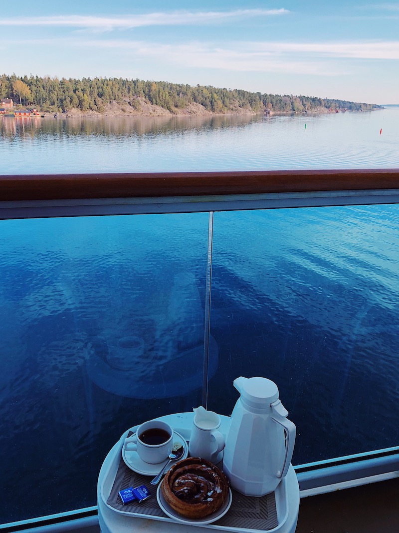 Fika at sea, Sweden