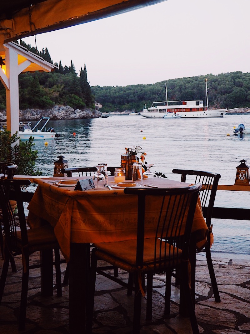 Nikolas Taverna Agni Bay Corfu