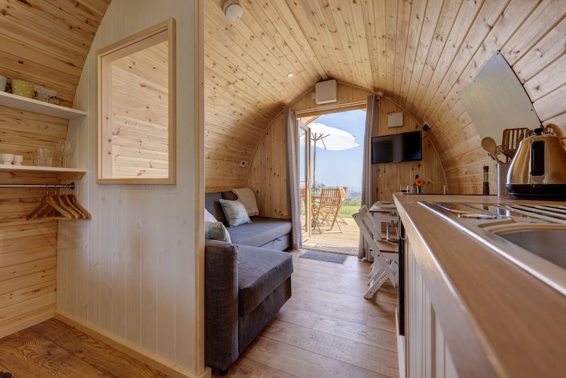 Family friendly glamping in Cornwall