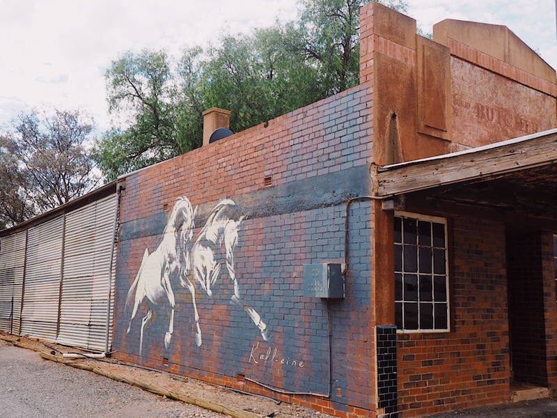 Kaffeine mural in Beulah