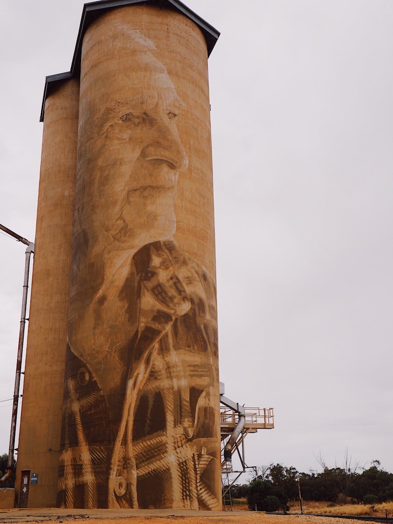 Lascelles Silo by Rone - Silo Art Trail