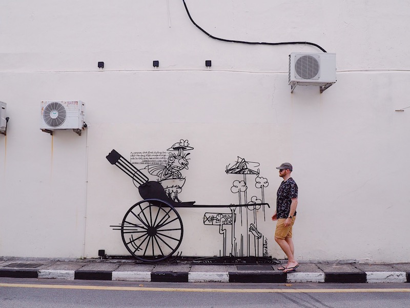 Sculptures at Work in George Town Penang