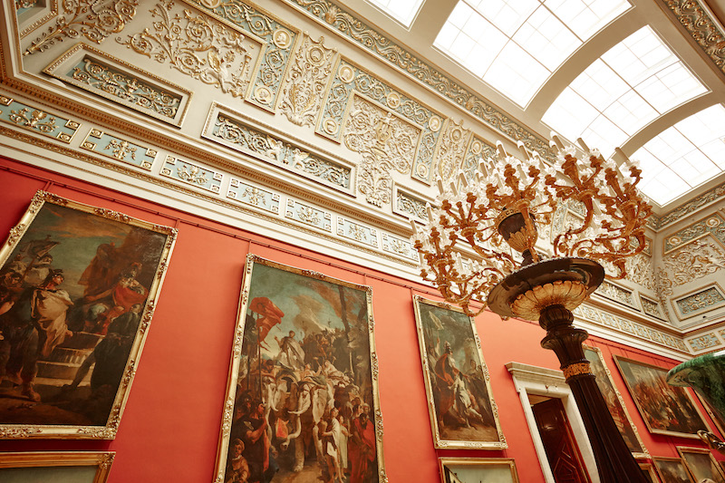 The Hermitage Museum in St. Petersburg, Russia