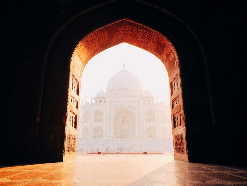 Taj Mahal sunrise