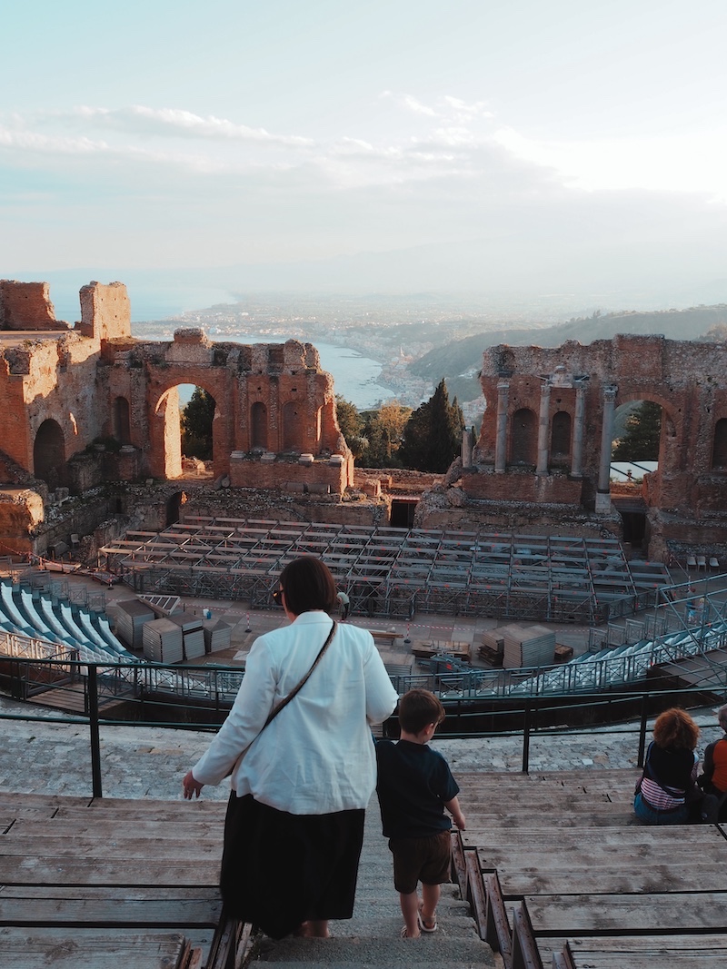 ancient greek theatre taormina