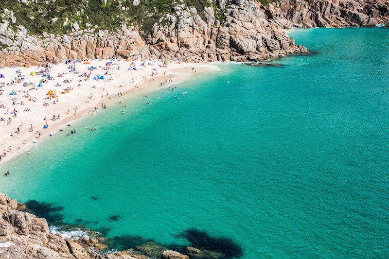 Porthcurno Beach by Charisse Kenion