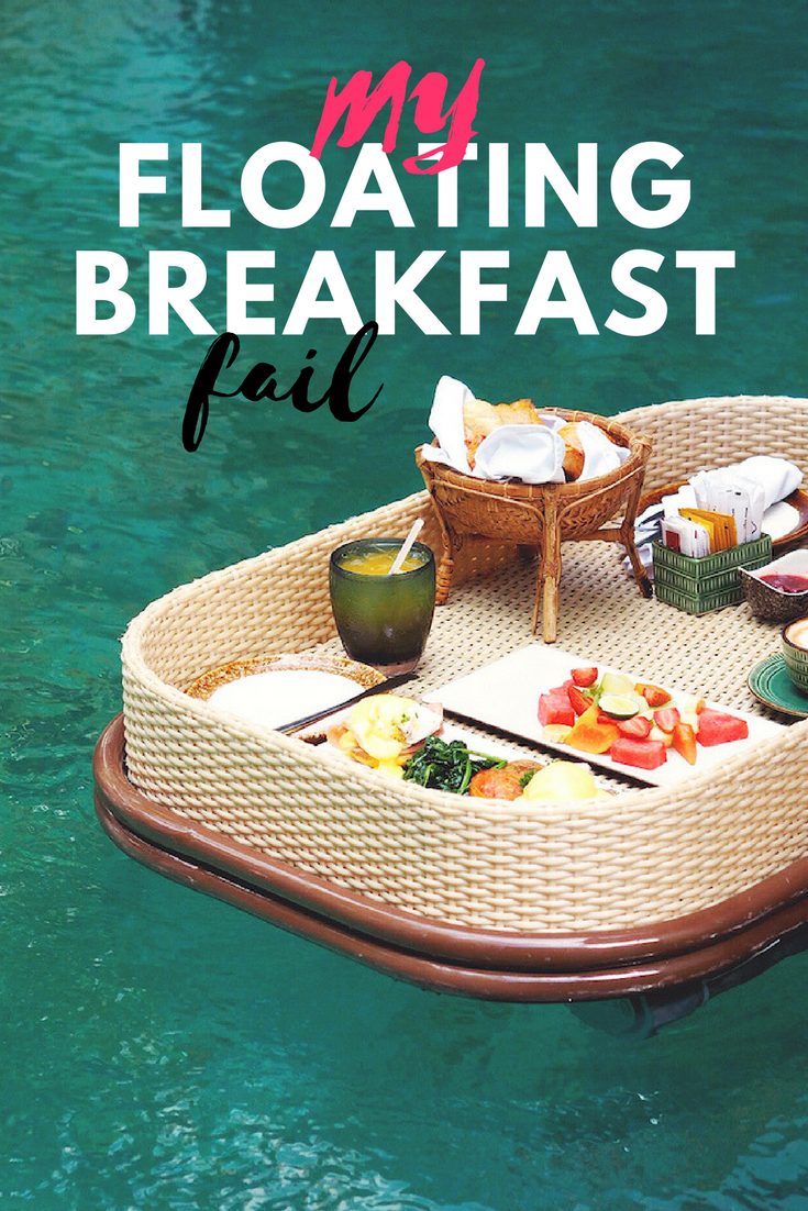 My Floating Breakfast Fail in Bali